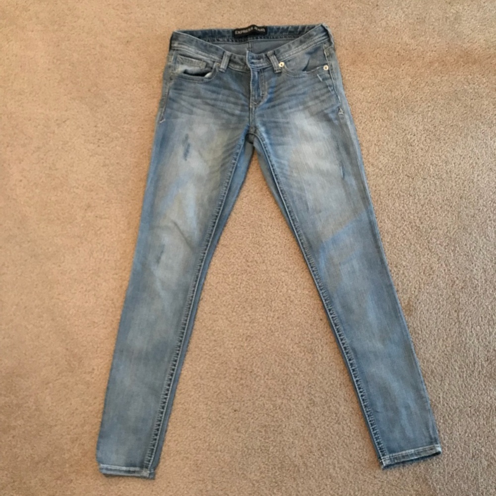 Express Low Rise Jean Legging - Picture 2 of 4